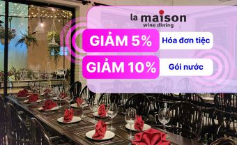 La Maison Wine Dining - Không gian kiến trúc biệt thự kiểu Pháp - Blog Marry